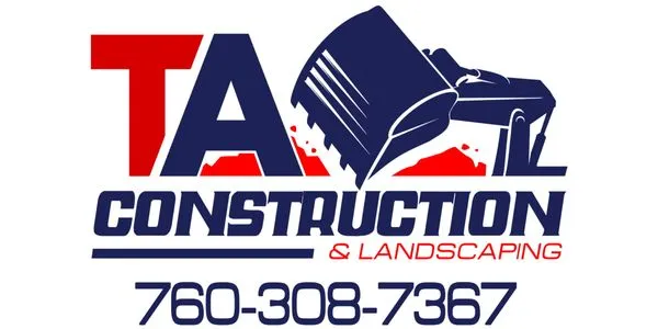 TA Construction & Landscape Logo