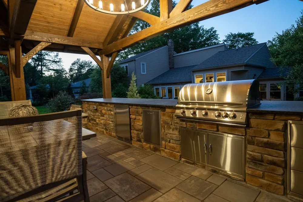 Local garden landscaping with custom design in Medina, OH by Tab Property Enhancement