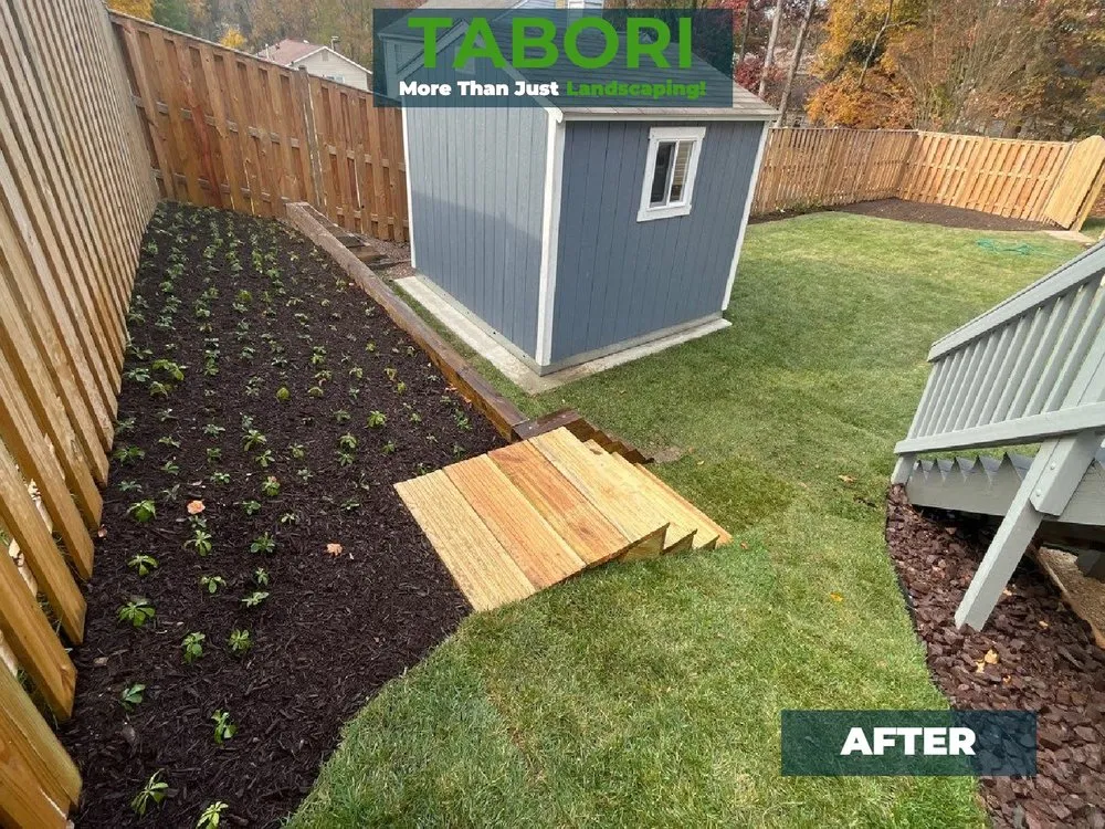 Custom yard maintenance in Potomac, MD by Tabori Landscaping