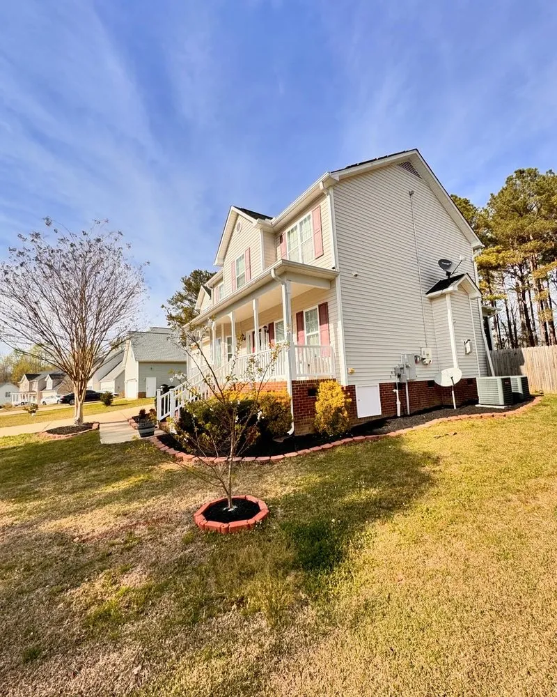 Expert residential landscaping for residential properties in Clayton, NC by Tac Lawn & Landscapes