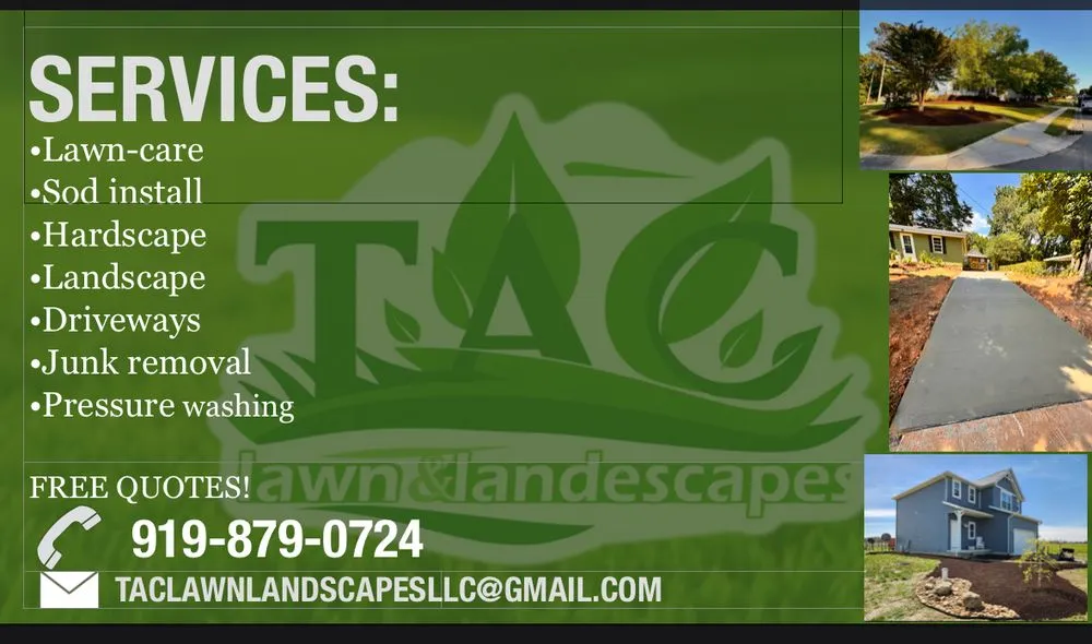 Expert residential landscaping experts serving Clayton, NC - Tac Lawn & Landscapes