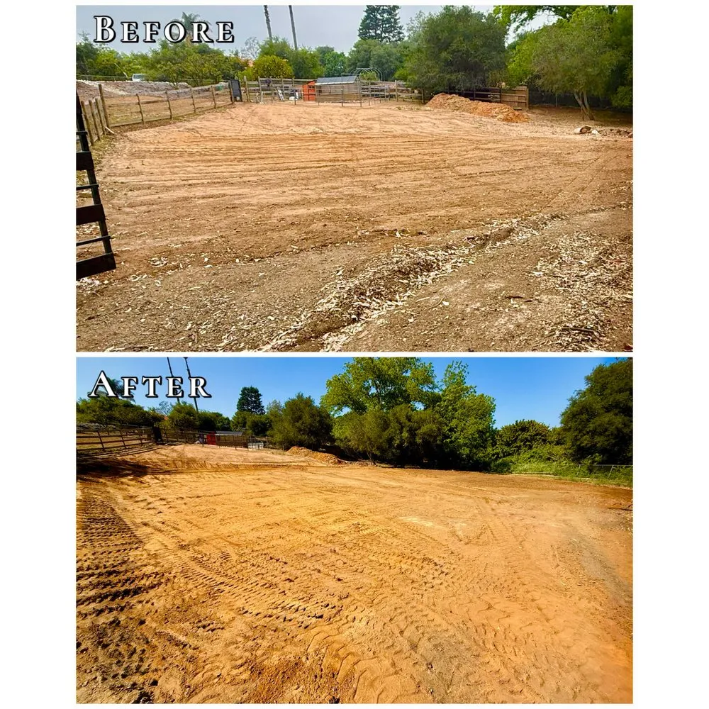 Expert yard maintenance for homes in Murrieta, CA by Tackett Tractor Services