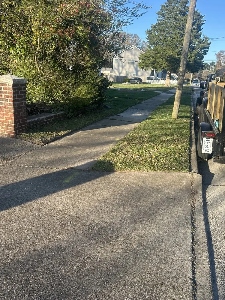 Custom yard cleanup service for residential properties in Virginia Beach, VA by Tactical Landscape Care