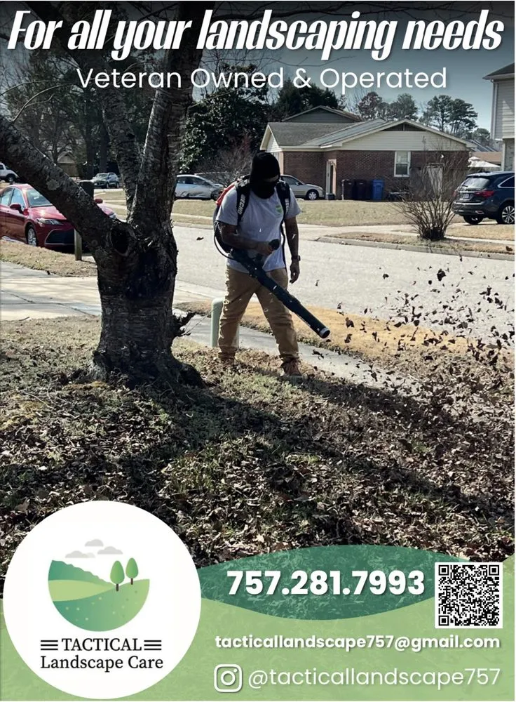 Expert outdoor landscaping in Virginia Beach, VA by Tactical Landscape Care