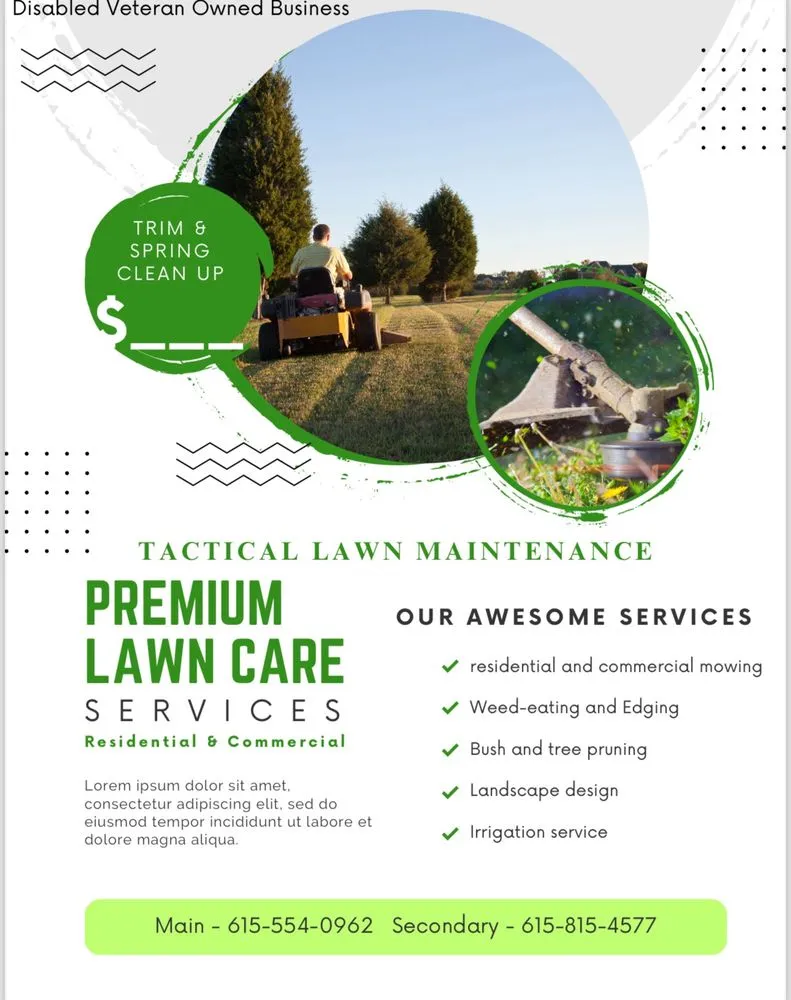 Expert yard maintenance experts serving Murfreesboro, TN - Tactical Lawn Maintenance