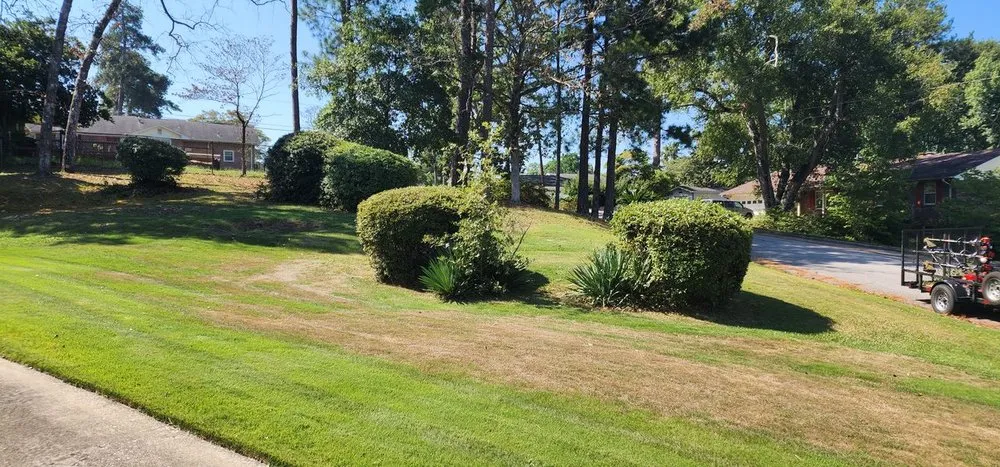 Professional outdoor landscaping in Fortson, GA by Tactical Turf lawn care