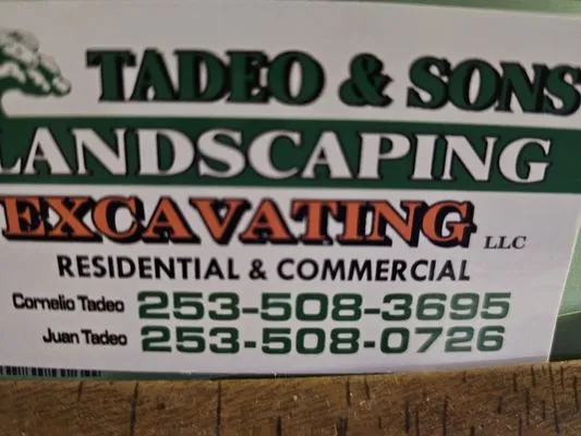 Tadeo & Sons Landscaping Logo