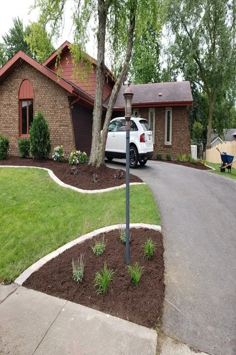 Custom landscape design in Beecher, IL by Tadpole's Aquascapes & Landscaping