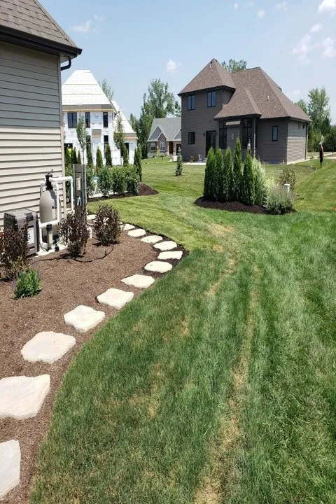 Local landscape installation in Beecher, IL by Tadpole's Aquascapes & Landscaping
