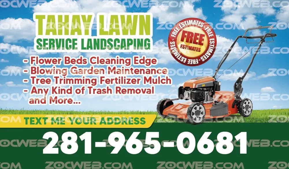 Expert landscaping services experts serving Katy, TX - Tahay Lawn Services
