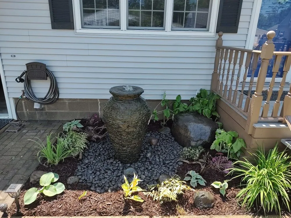 Top-rated landscaping services with custom design in Amherst, OH by Tai no Water Features