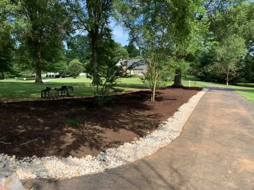 Affordable landscape installation for homes in King, NC by Tailor Enterprise Lawn Care