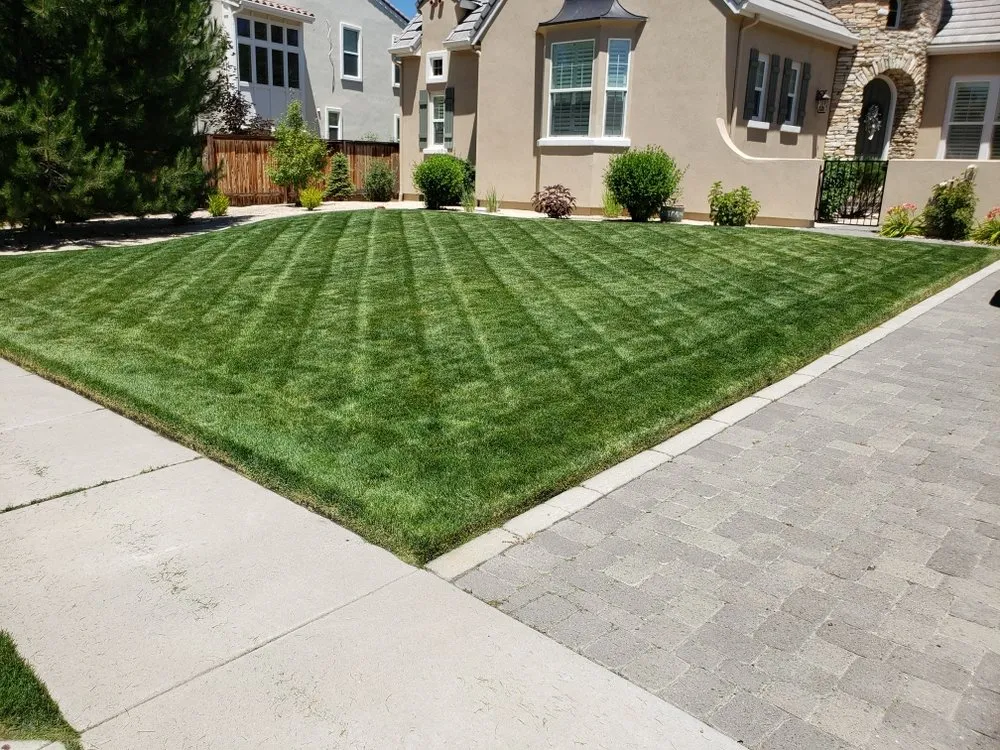 Custom garden landscaping for homes in Sparks, NV by Tailored Lawn Care
