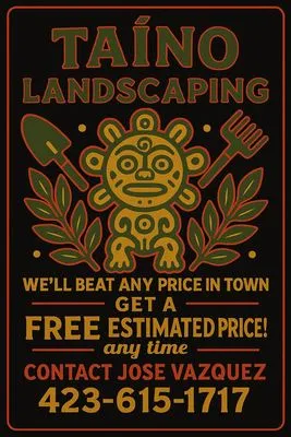 TAINOS Landscaping Logo