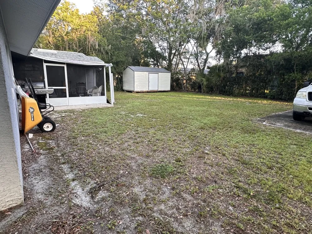 Custom outdoor landscaping in Leesburg, FL by Take care A Lawn Maintenance Company