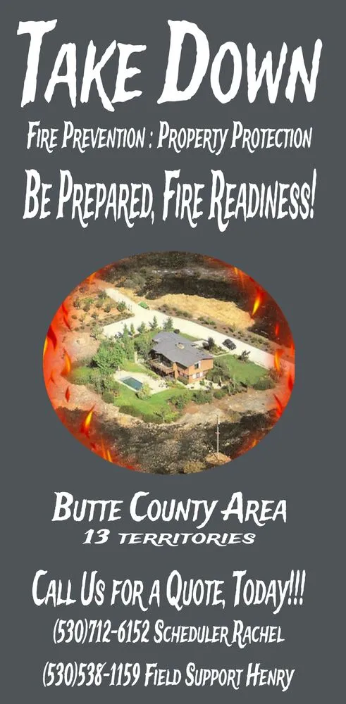 Reliable yard maintenance for year-round maintenance in Palermo, CA by Take Down