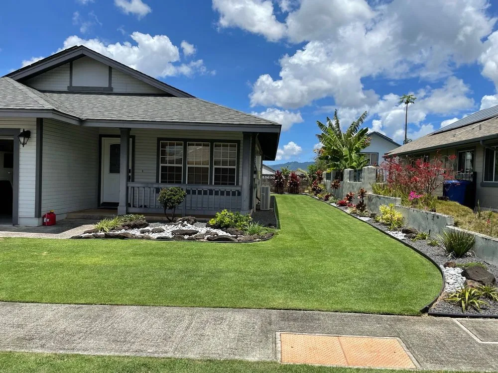 Professional landscaping services for outdoor upgrades in Kunia, HI by Takenaka Landscaping Company