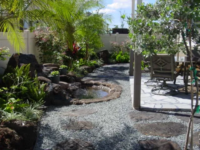 Reliable lawn mowing service with custom design in Kunia, HI by Takenaka Landscaping Company