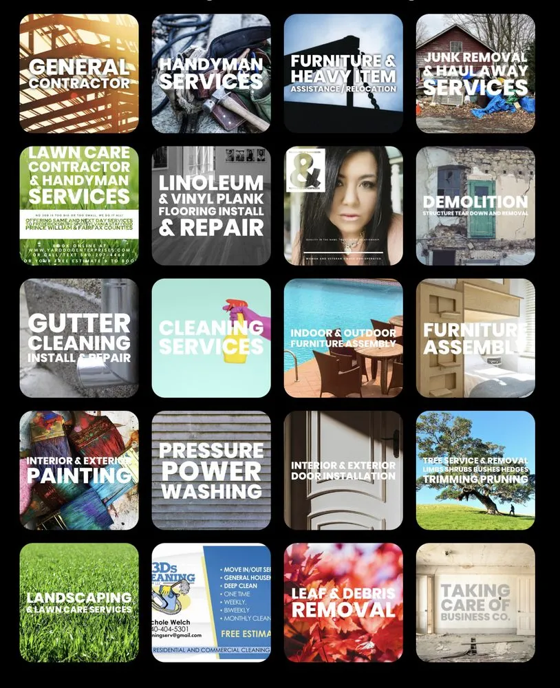 Reliable yard cleanup service for homes in Dumfries, VA by Taking Care of Business