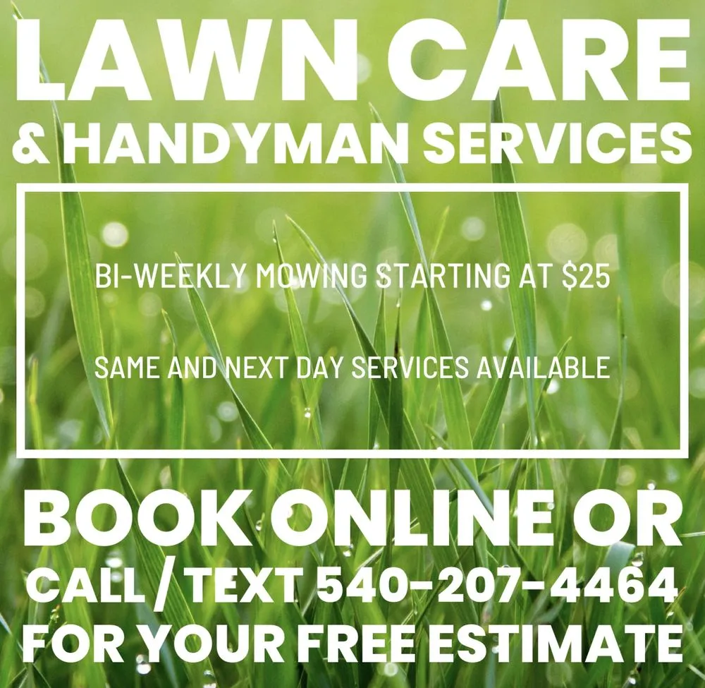 Top-rated lawn mowing service in Dumfries, VA by Taking Care of Business
