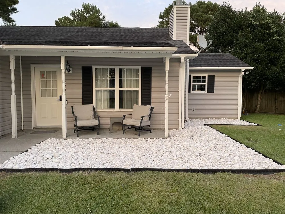 Affordable garden landscaping for residential properties across Jacksonville, NC - Talbots Lawn Care