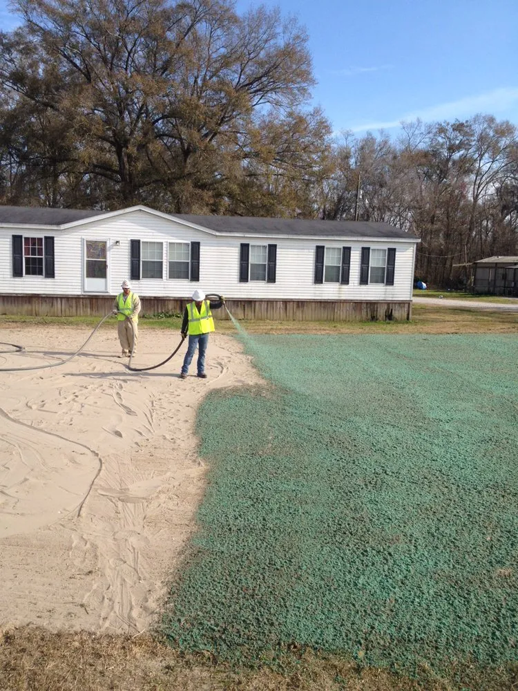 Top-rated landscape design in Eunice, LA - Talgreens Hydromulching