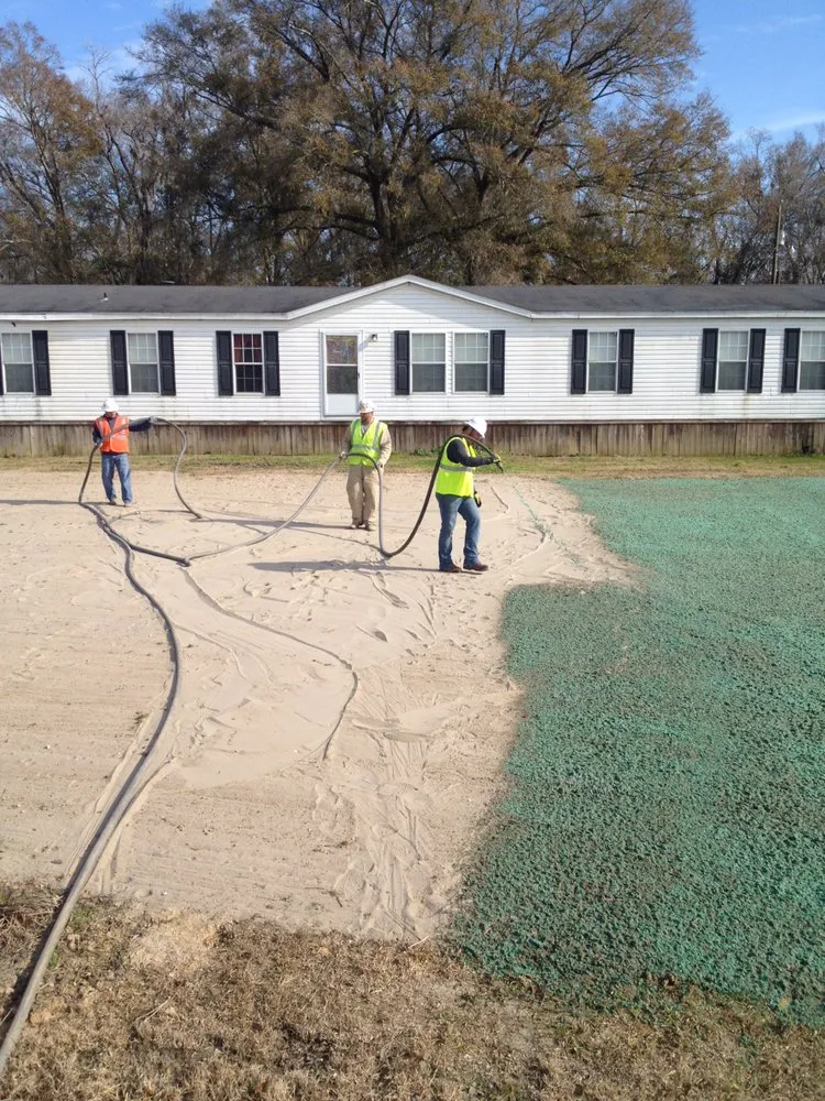 Expert landscape installation in Eunice, LA - Talgreens Hydromulching