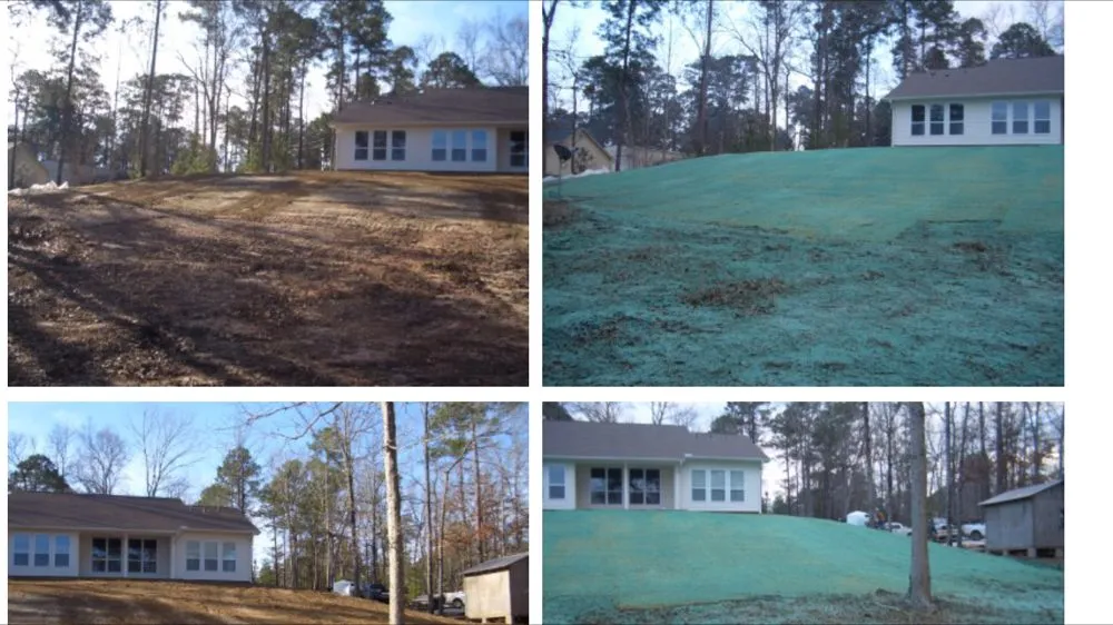 Custom residential landscaping in Eunice, LA by Talgreens Hydromulching
