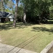 Custom landscape installation in Fort Mitchell, AL - Tall Guy Lawn Services