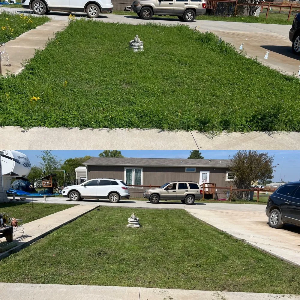 Custom lawn mowing service near you in Fort Worth, TX by Tall Guy Short Grass Lawn Care