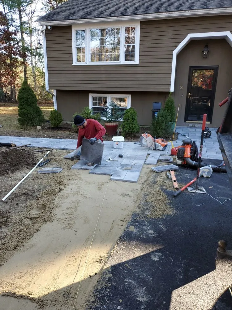 Local landscape installation in Plymouth, MA by Taller Landscaping and Construction