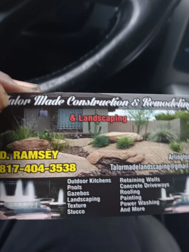 Professional yard maintenance experts serving Arlington, TX - TalorMade Construction and Remodeling