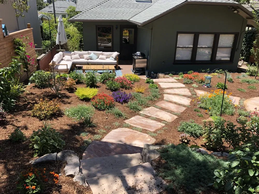 Custom landscape installation in Oakland, CA - Tamar Carson Landscaping