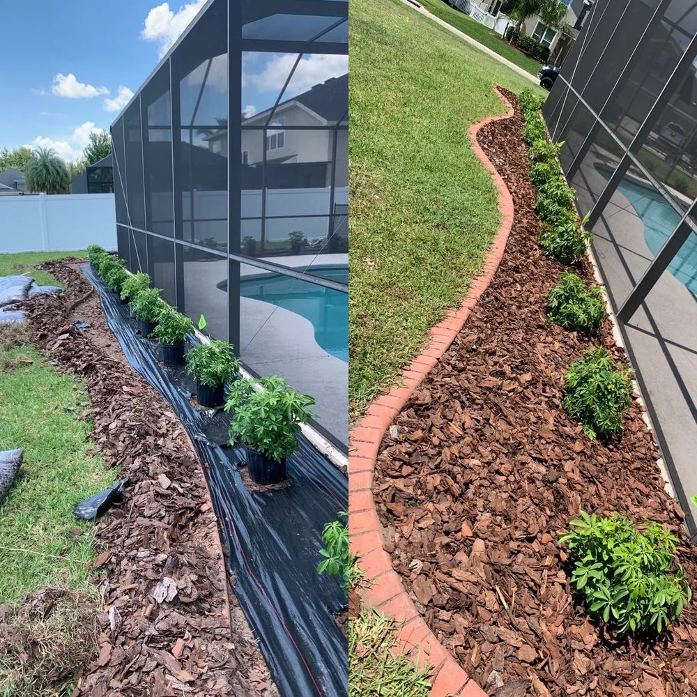 Custom garden landscaping for residential properties across Lake Wales, FL - Tampa Environmental Solutions