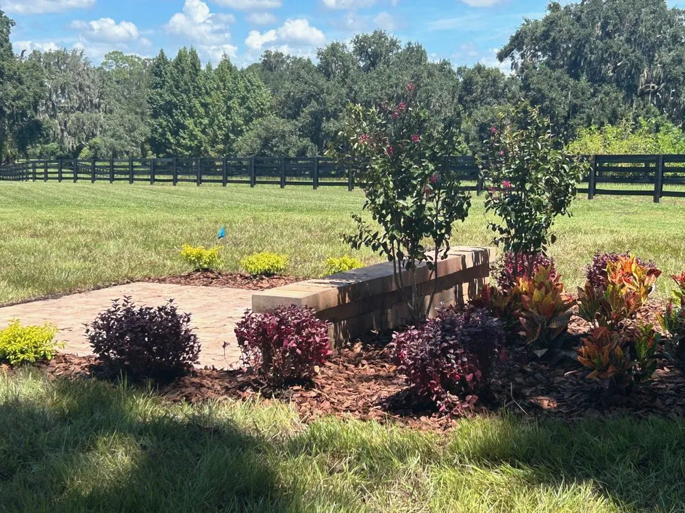 Custom lawn care service with custom design in Dover, FL by Tampa Landscape Solutions