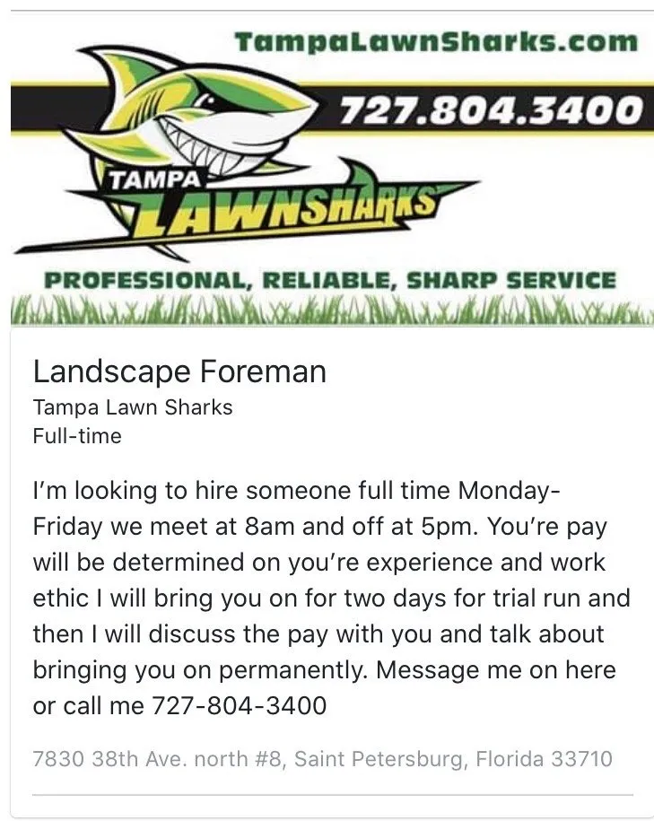 Trusted garden landscaping experts serving St. Petersburg, FL - Tampa Lawn Sharks