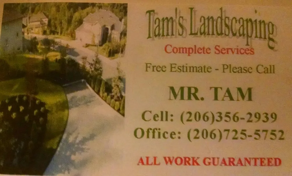Top-rated outdoor landscaping in Seattle, WA by Tam's Landscaping