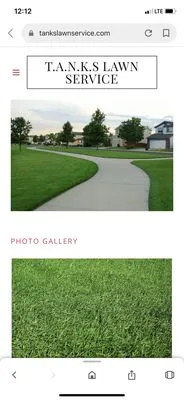 Tanks Lawn Service Logo