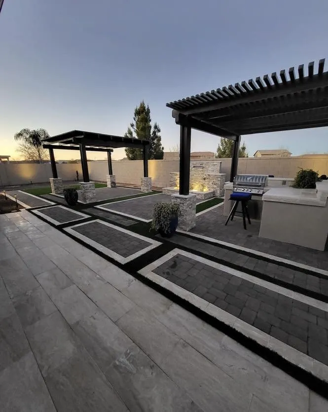 Expert residential landscaping with custom design in Queen Creek, AZ by Tanner Landscape & Design
