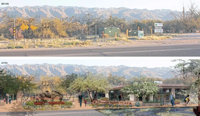 Custom residential landscaping near you in Tucson, AZ by Tanque Verde Construction