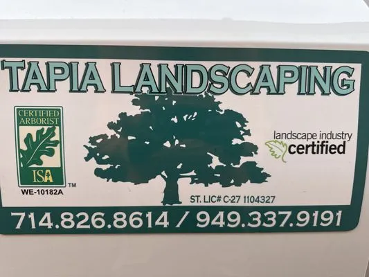 Tapia Landscaping Logo