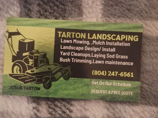Tarton Landscaping Logo