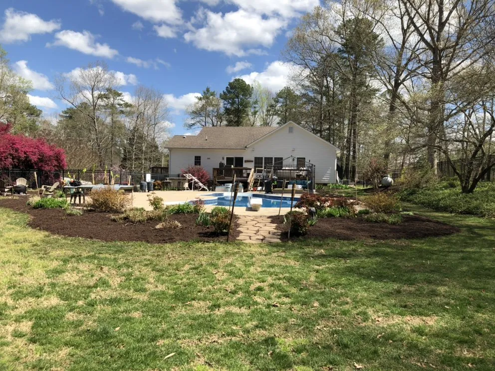 Expert garden landscaping for year-round maintenance in Louisburg, NC by TA’s Yard Worx