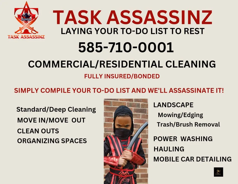 Custom yard maintenance in Rochester, NY by Task Assassinz