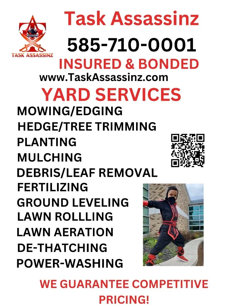 Trusted garden landscaping experts serving Rochester, NY - Task Assassinz