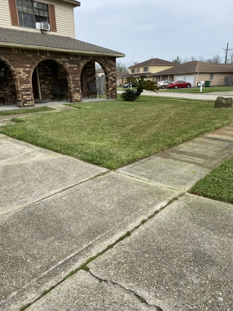 Local landscape installation in Harvey, LA by Task Lawn Service