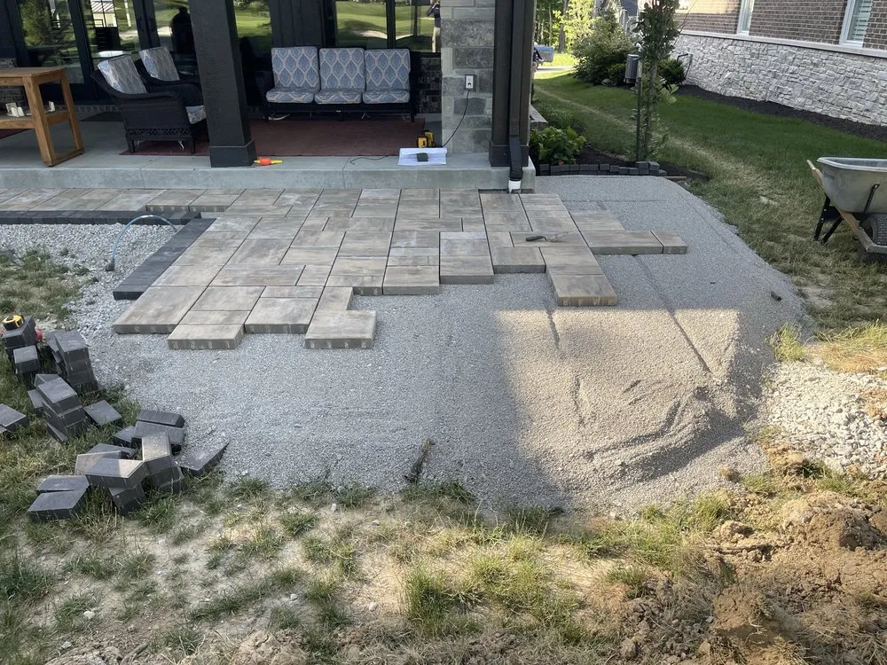 Professional landscape installation for beautiful yards in Sheridan, IN by Task Masterz
