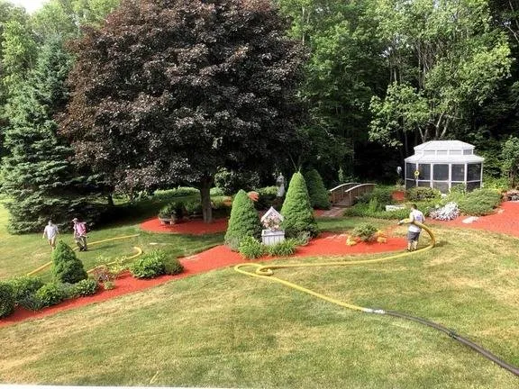 Reliable lawn mowing service with custom design across Loudon, NH - Tasker Landscaping