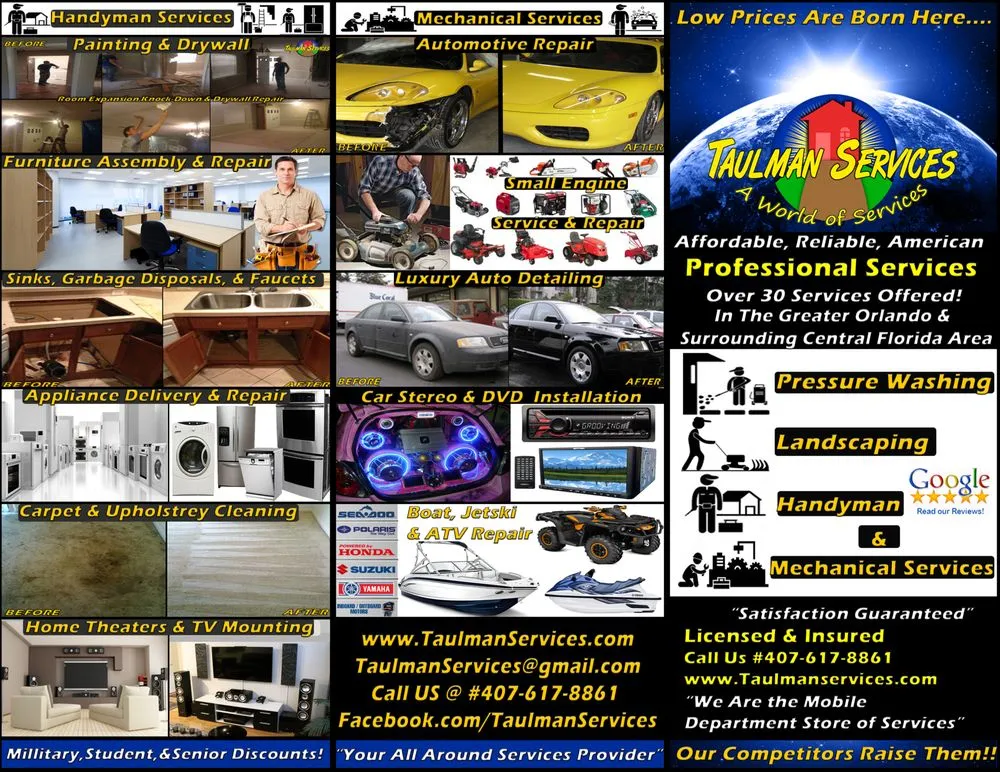 Reliable residential landscaping for beautiful yards in Orlando, FL by Taulman Services