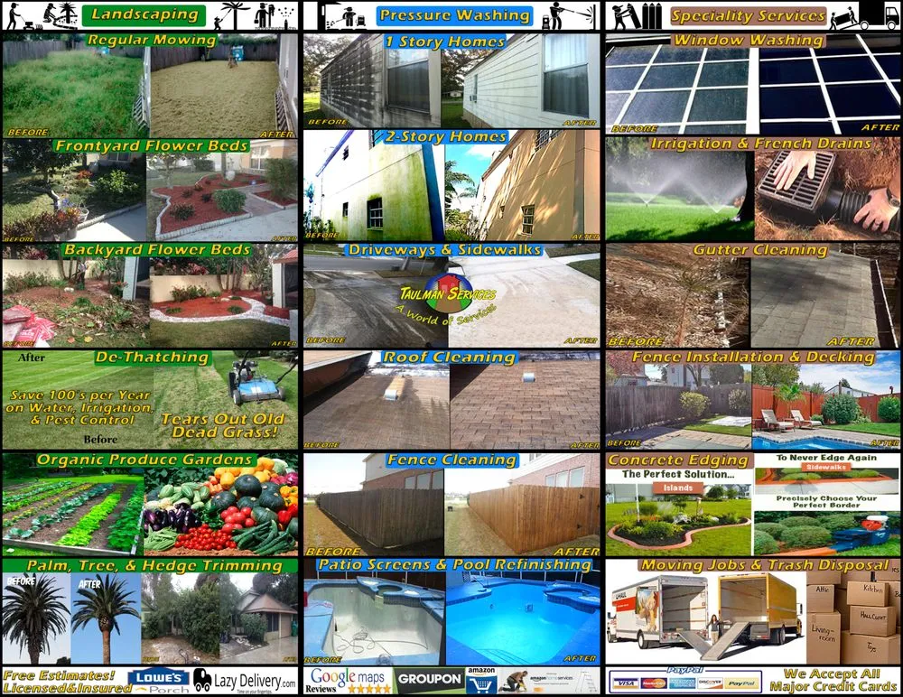 Top-rated lawn care service for residential properties across Orlando, FL - Taulman Services